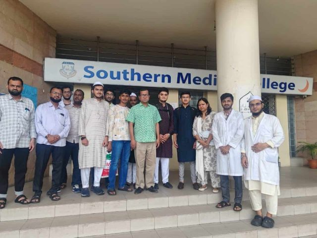 Southern Medical College Our Indian Students with College Principal